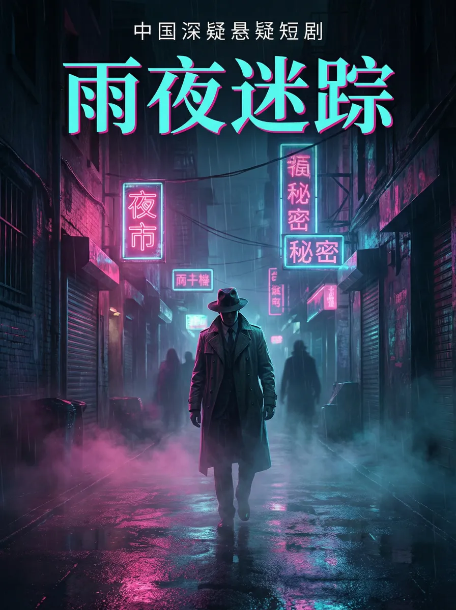 侮辱丰满美丽的人妻 悬疑追踪短剧 - 雨夜迷踪海报